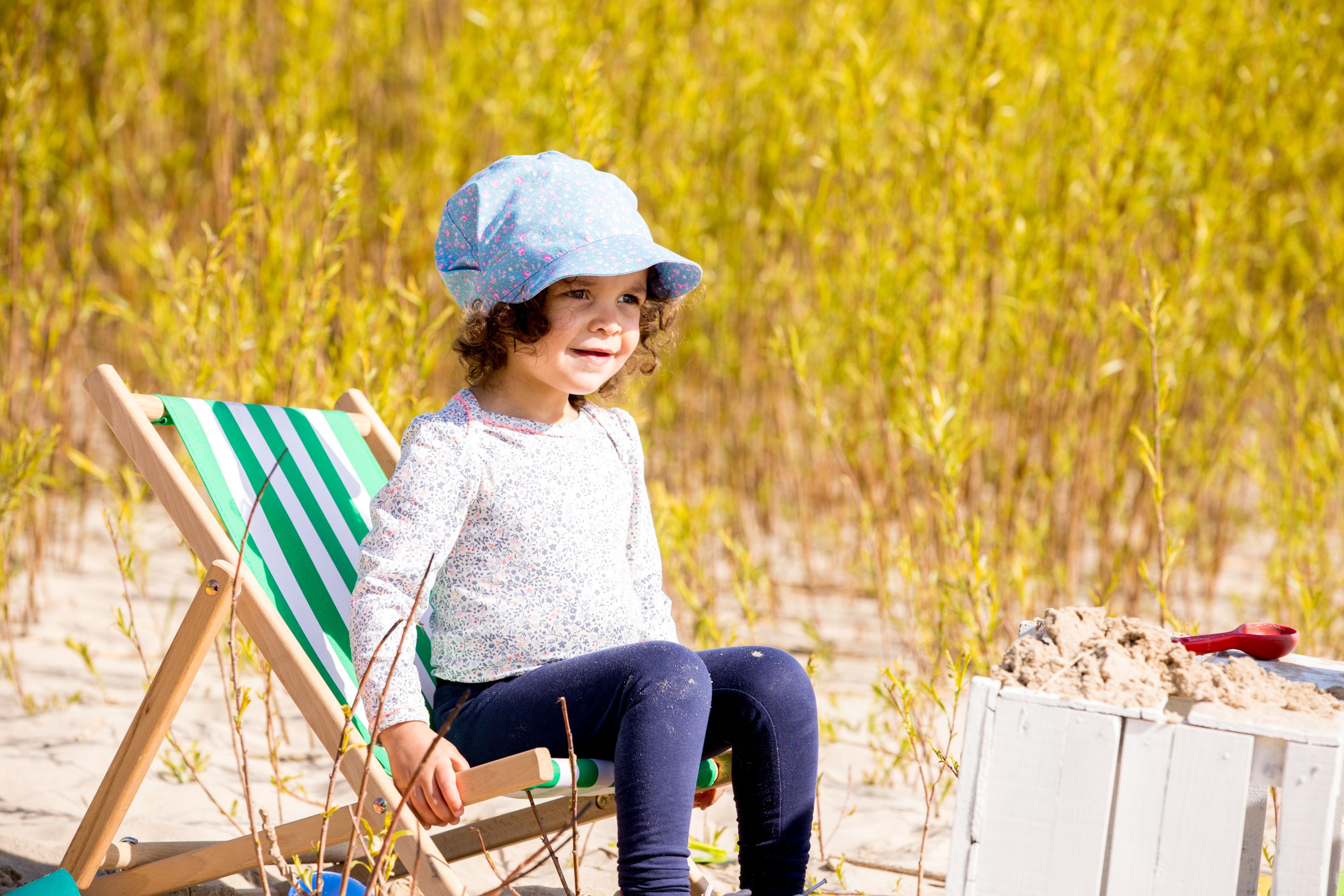 Sommermütze, die vor UV Strahlung schützt
