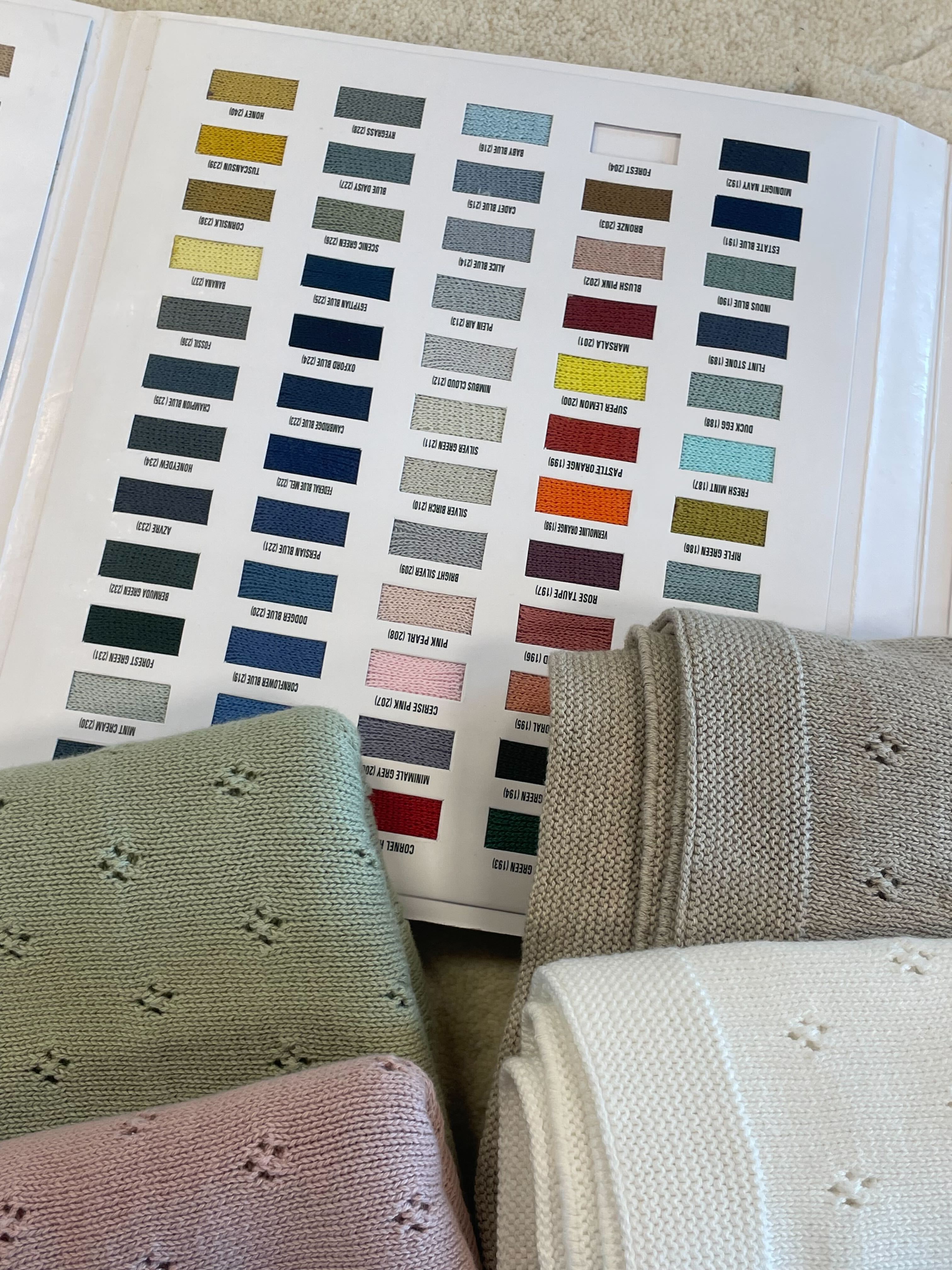 Farbmuster und Strickmuster