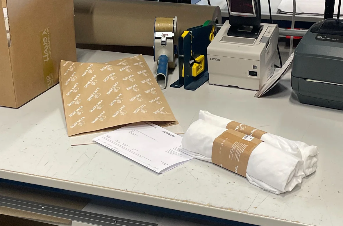 Gabelstapler mit Paletten