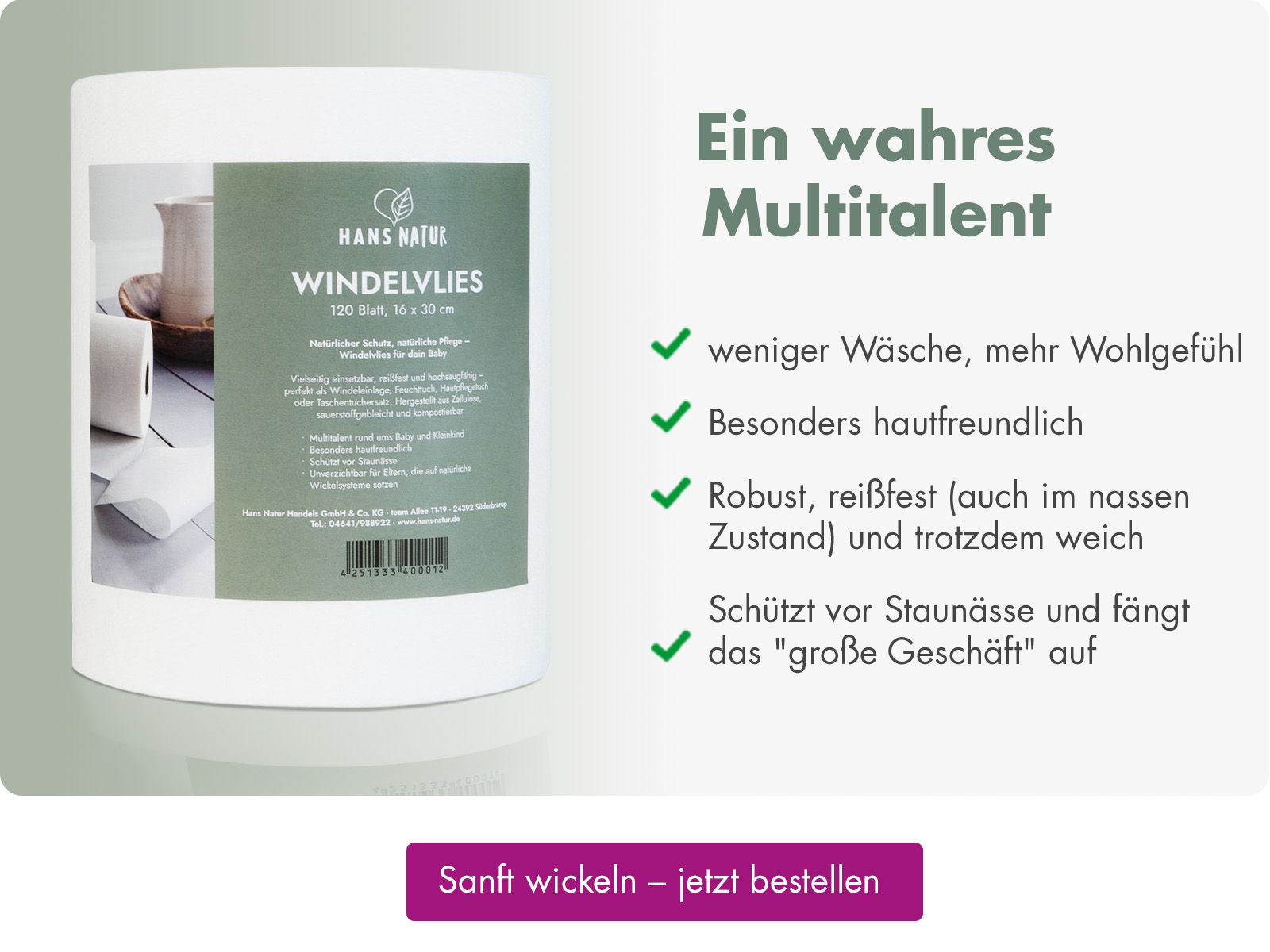 Sanfter Schutz für zarte Babyhaut – Windelvlies jetzt entdecken