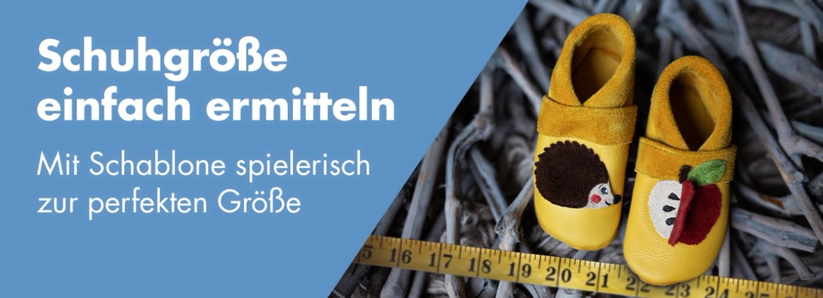 Kinder Schuhgroessen ermitteln Header