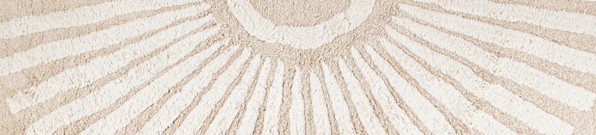 Teppich Bio-Baumwolle "Sonne" karibik-sand