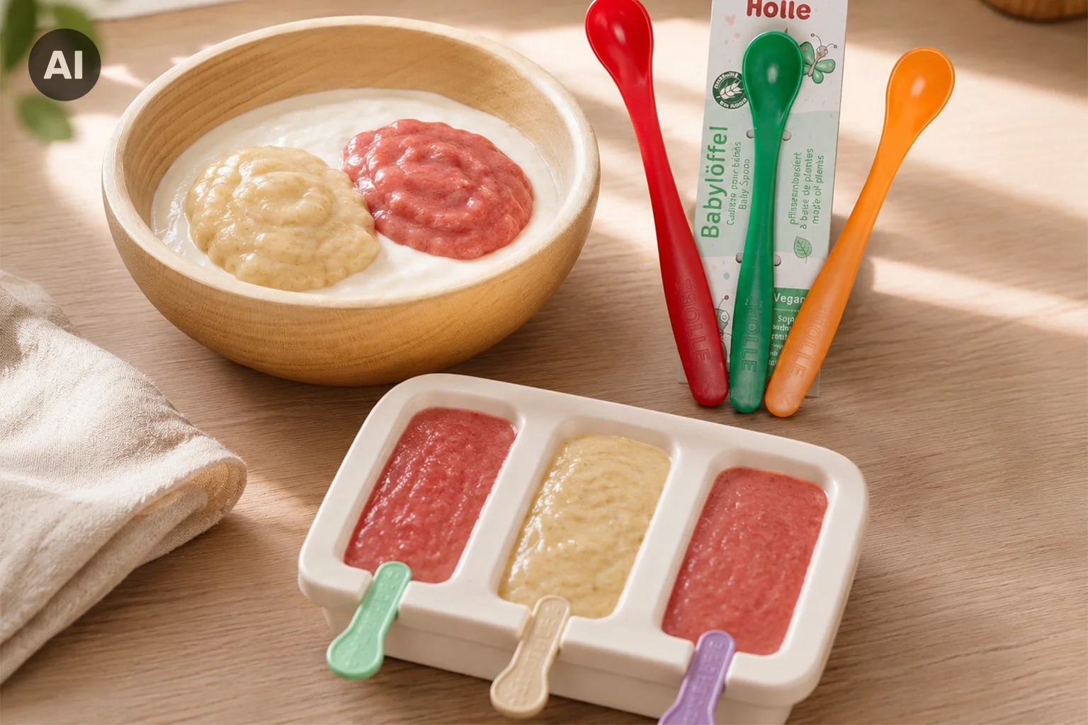 Gefrorenes Obst Püree