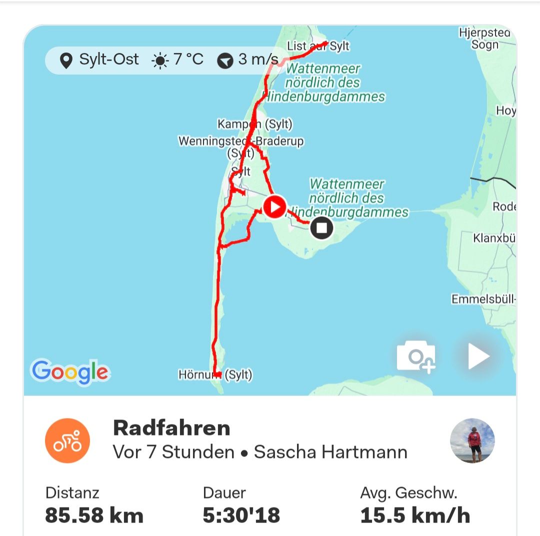 Saschas Sylt Tour