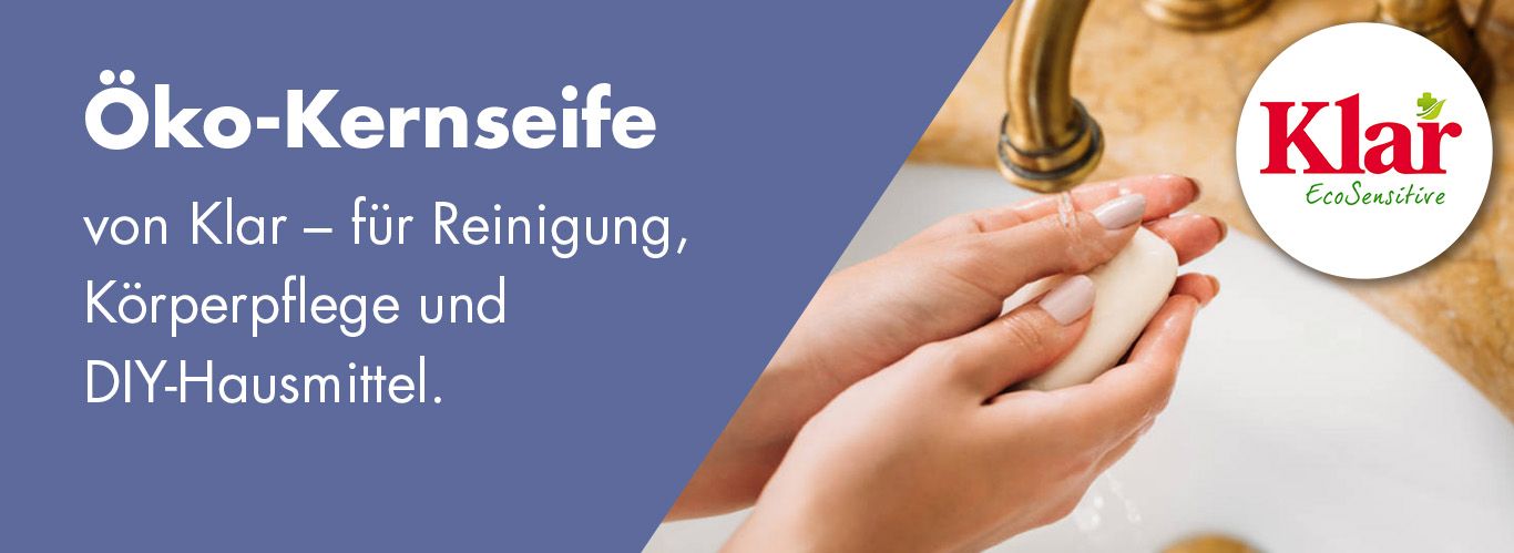 Öko-Kernseife von Klar Header