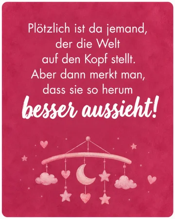 Plötzlich ist da jemand, der die Welt auf den Kopf stellt. Aber dann merkt man, dass sie so herum besser aussieht!