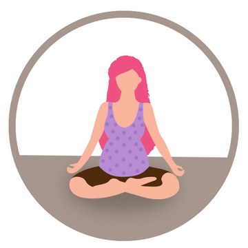 Icon und Illustration HypnoBirthing