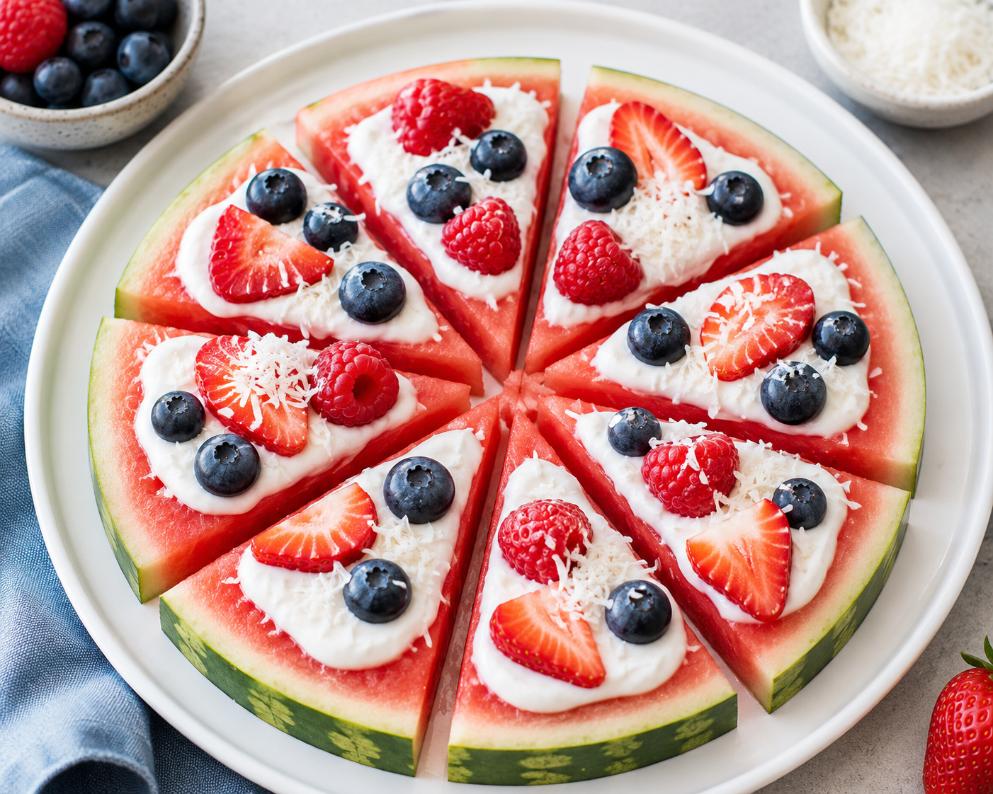 wassermelonen pizza