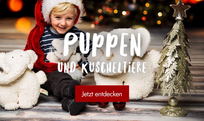 Puppen und Kuscheltiere