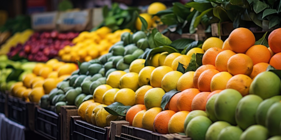 Schadstoffarmes Obst und Gemüse auf dem Markt