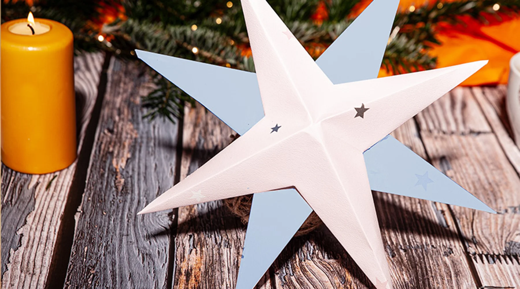 WEIHNACHTSSTERN BASTELN MIT KINDERN