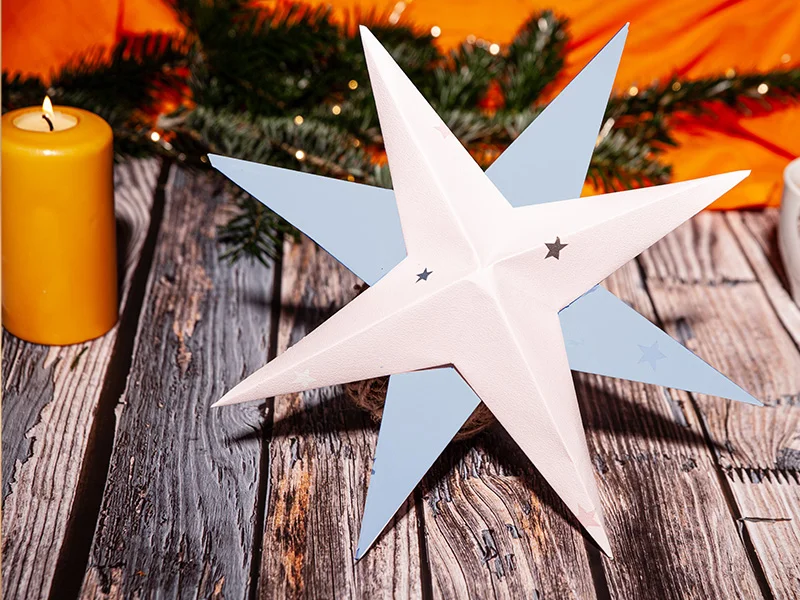 WEIHNACHTSSTERN BASTELN MIT KINDERN