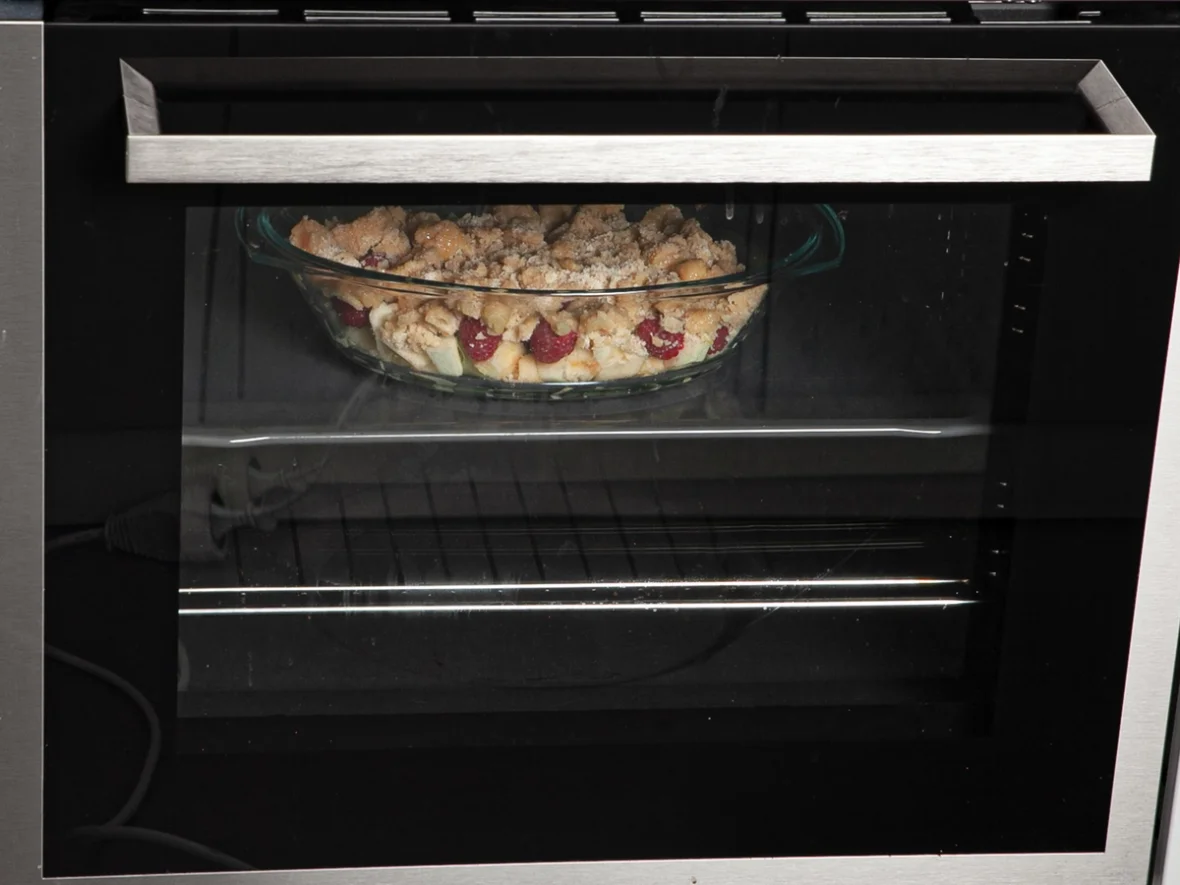 Und fertig ist der Apple Crumble