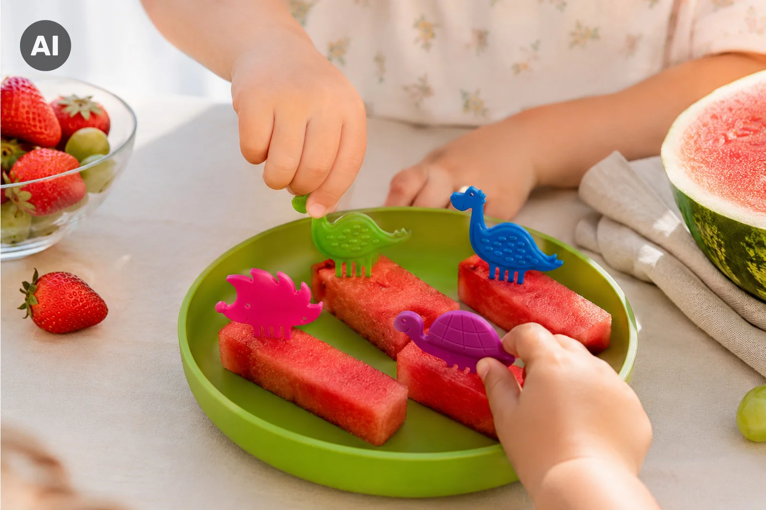 Wasser Melonen Sticks Idee