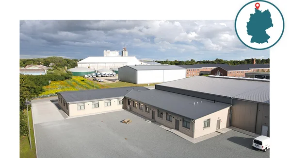 Bürogebäude von oben