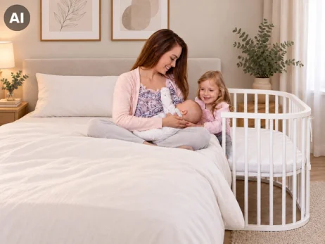Familienbett mit Baby: Vorteile, Nachteile & sicher schlafen