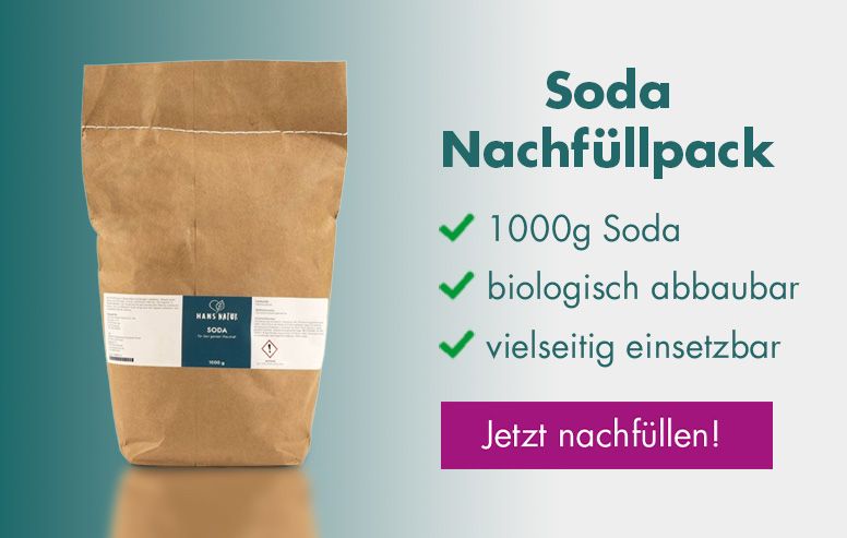 Soda braucht man immer - jetzt im praktischen Nachfüllpack!