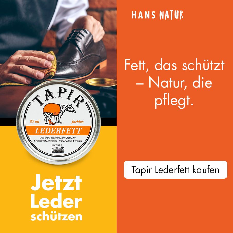 Das Lederfett für die Pflege von beanspruchtem Leder