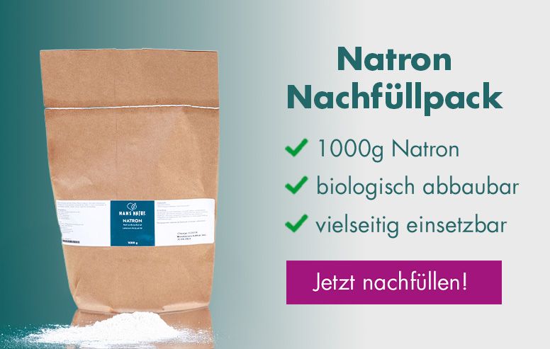 Natron Nachfüllpack - 1000g, jetzt bestellen!