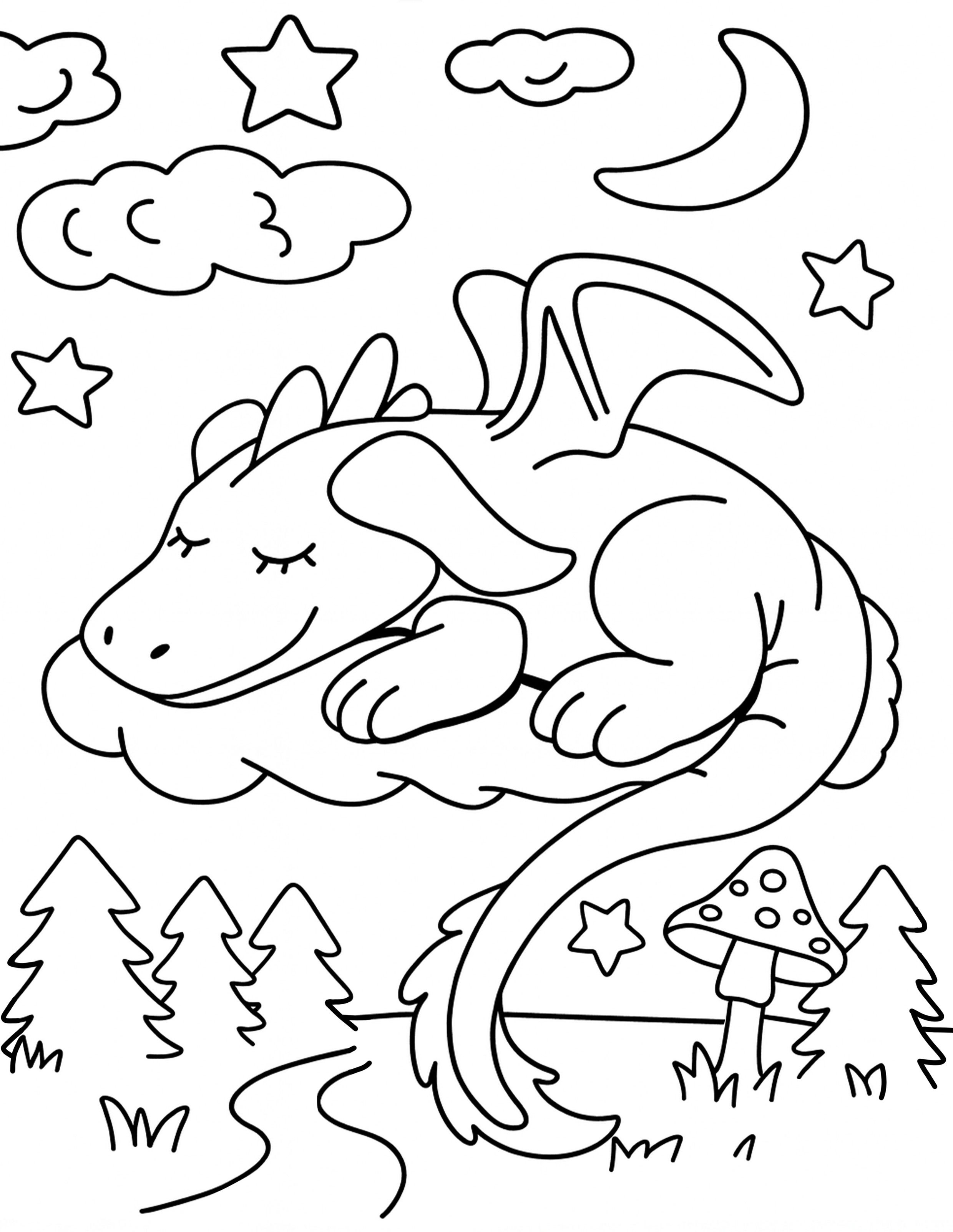 Drache Ausmalbild