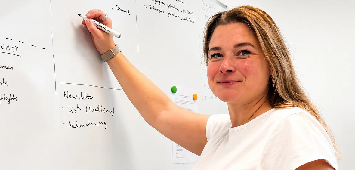 Esther Heide - innovation bei HANS NATUR Header Bild