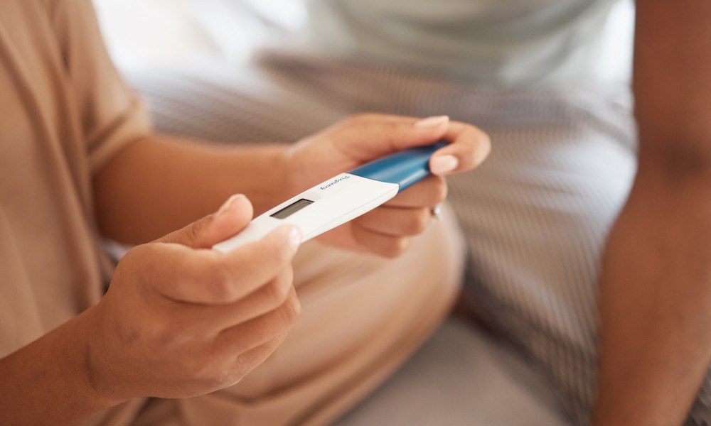 Positiver Schwangerschaftstest
