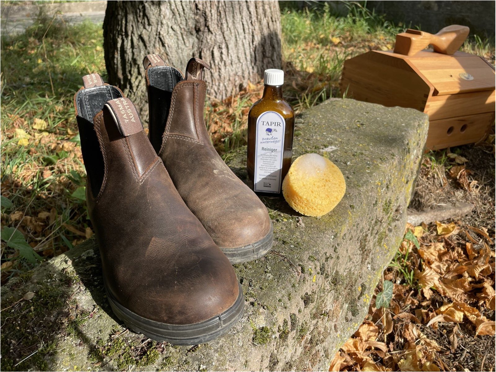 Universaler, bio-zertifizierter Reiniger für Schuhe