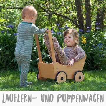 Lauflernwagen und Puppenwagen