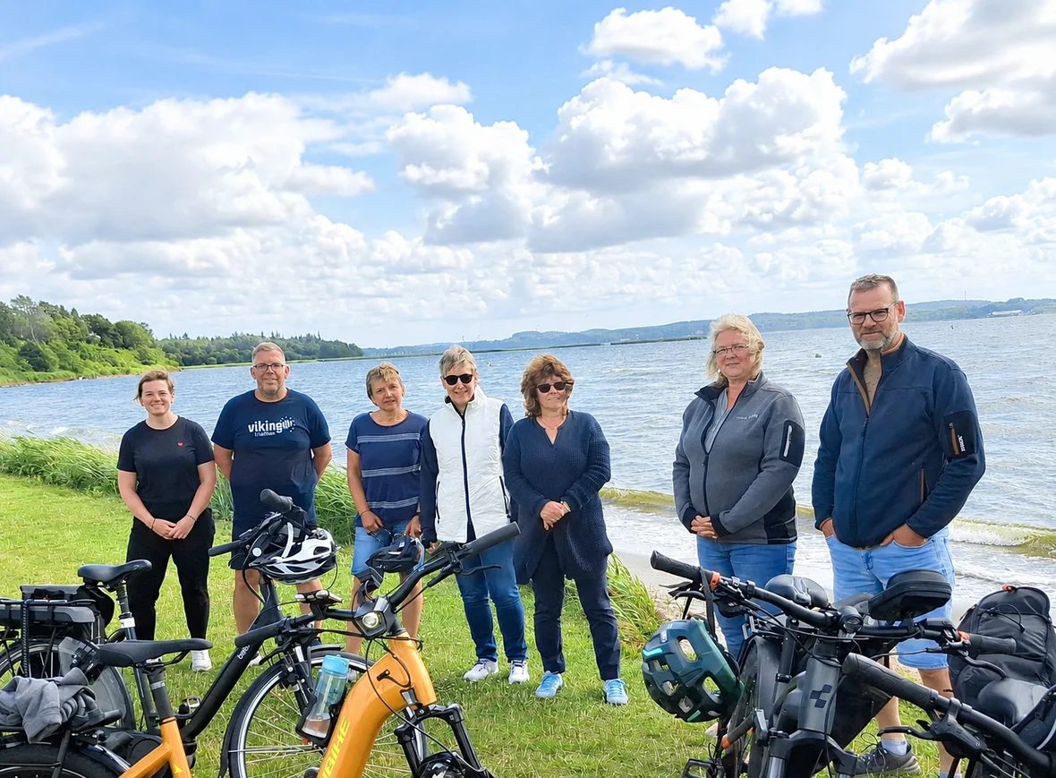 Unsere Stadtradler machen Pause am Wasser