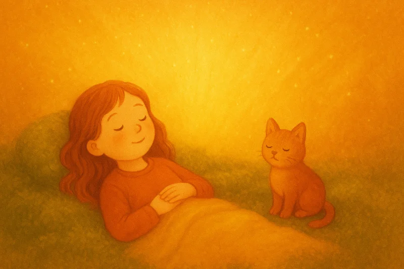Traumreise zum Goldenen Licht – Sanfte Fantasiereise für Kinder