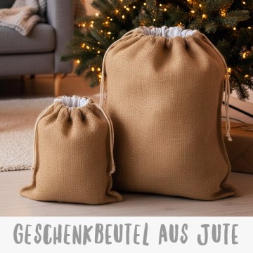 Geschenkbeutel aus Jute