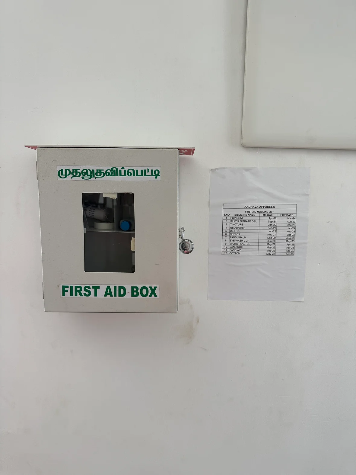 First Aid