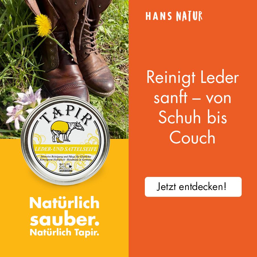 Tapir Lederpflege – Reinigt Leder von Schuh bis Couch