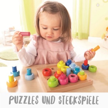 Puzzles und Steckspiele