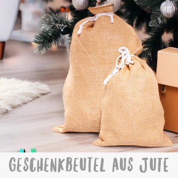 Geschenkbeutel aus Jute