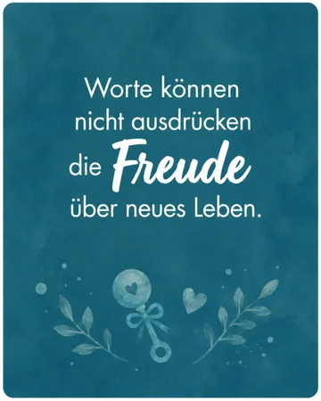 Spruch zur Geburt