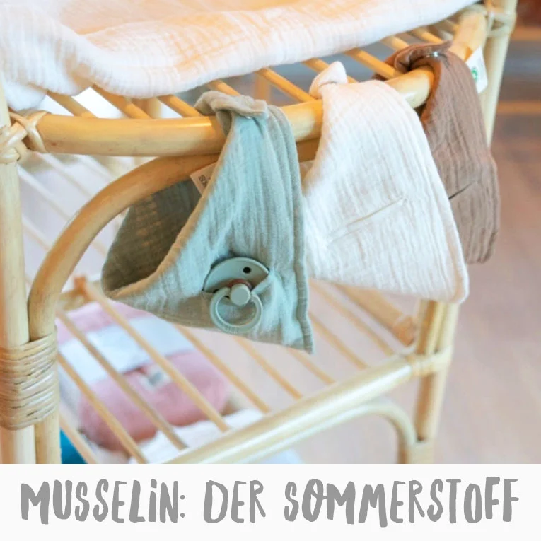 Musselin der Sommerstoff