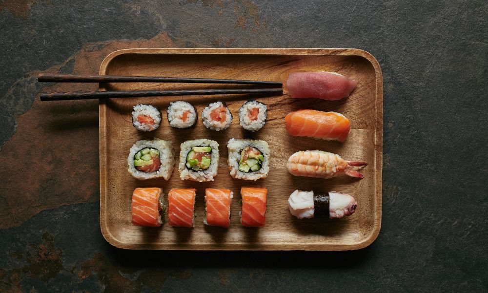 Roher Fisch wie in Sushi