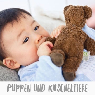 Puppen und Kuscheltiere