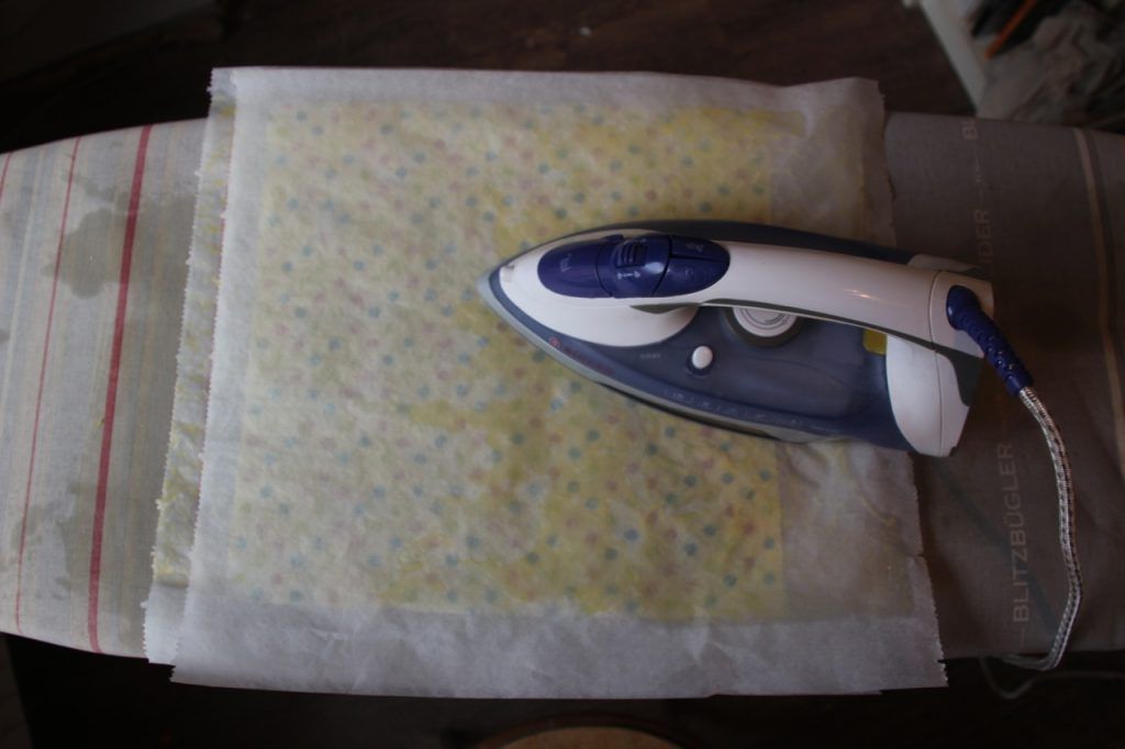 Bienenwachstücher bügeln